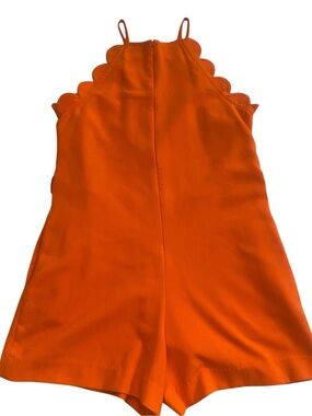 Victoria Beckham Women’s Orange Summer Romper Shorts size S
